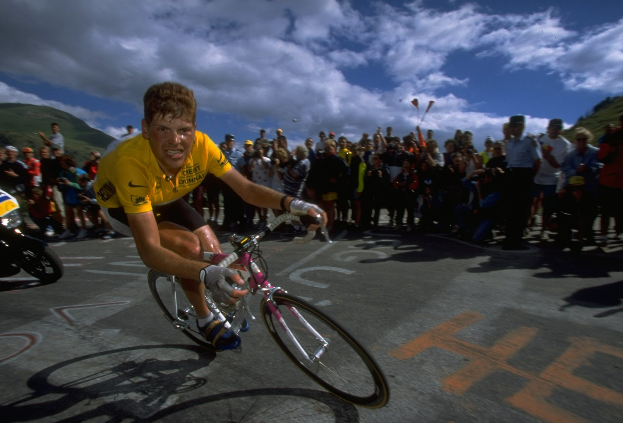 Jan Ullrich on his way to winning the 1997 Tour de France