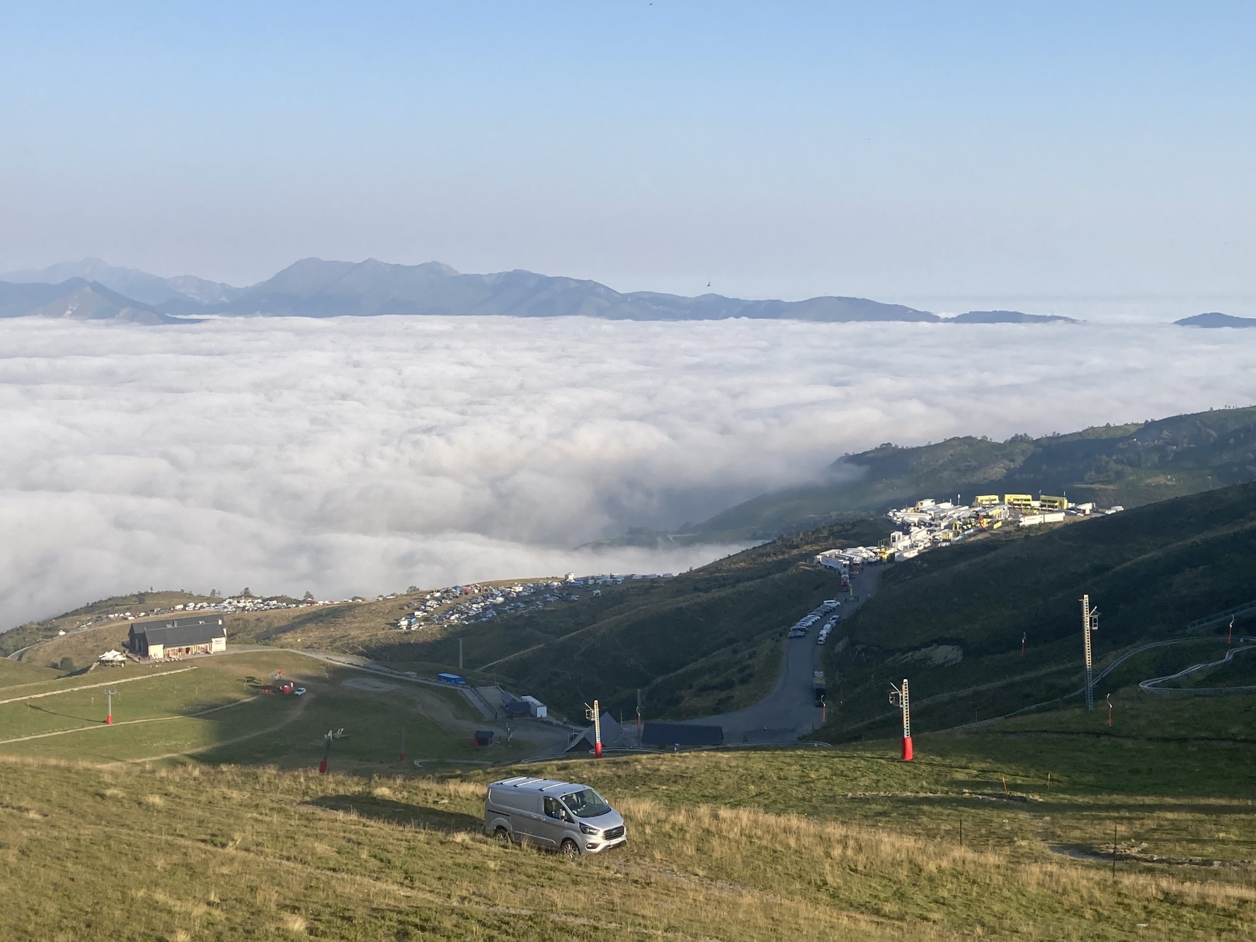 An image of Above the clouds: 24 hours at Hautacam